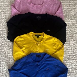 J. Crew monogrammed sweater bundle LRH